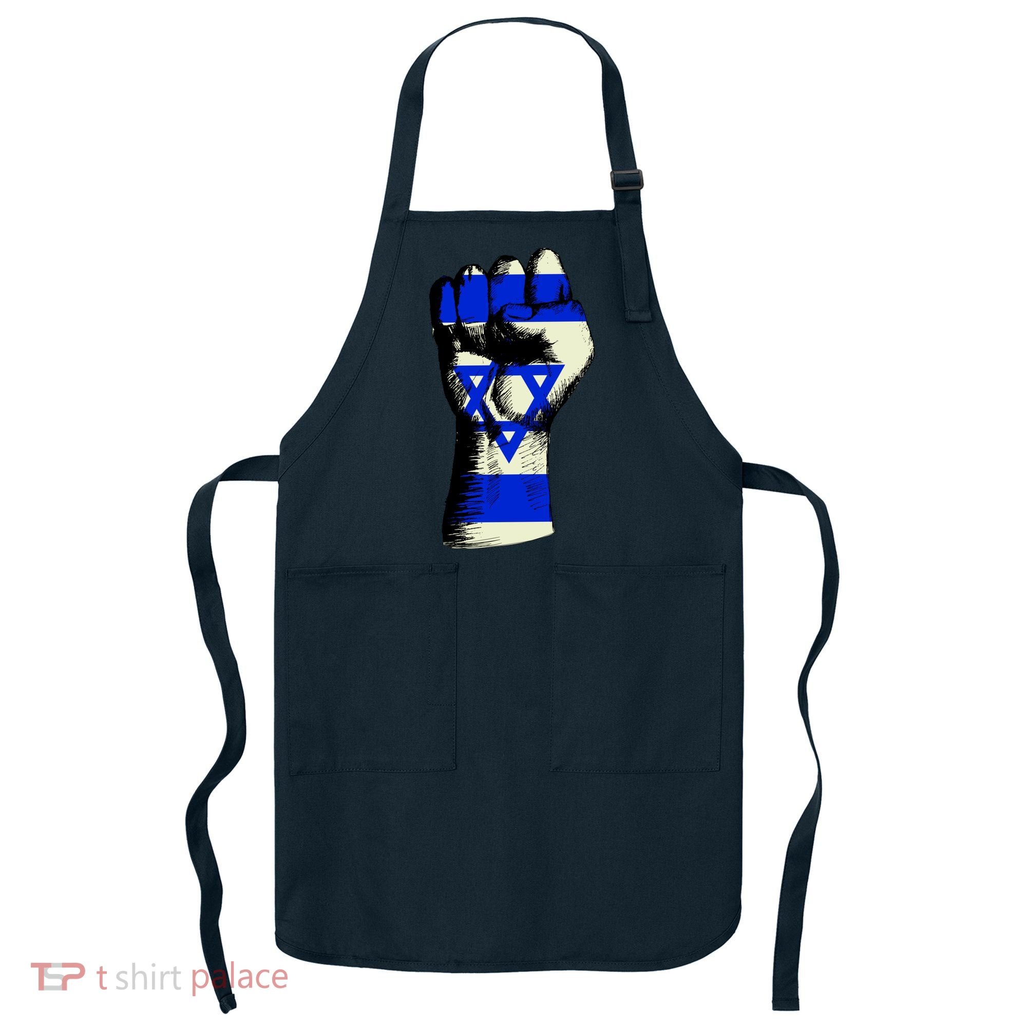 Israel Flag Fist Apron