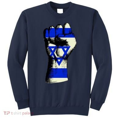 Israel Flag Fist Sweatshirt