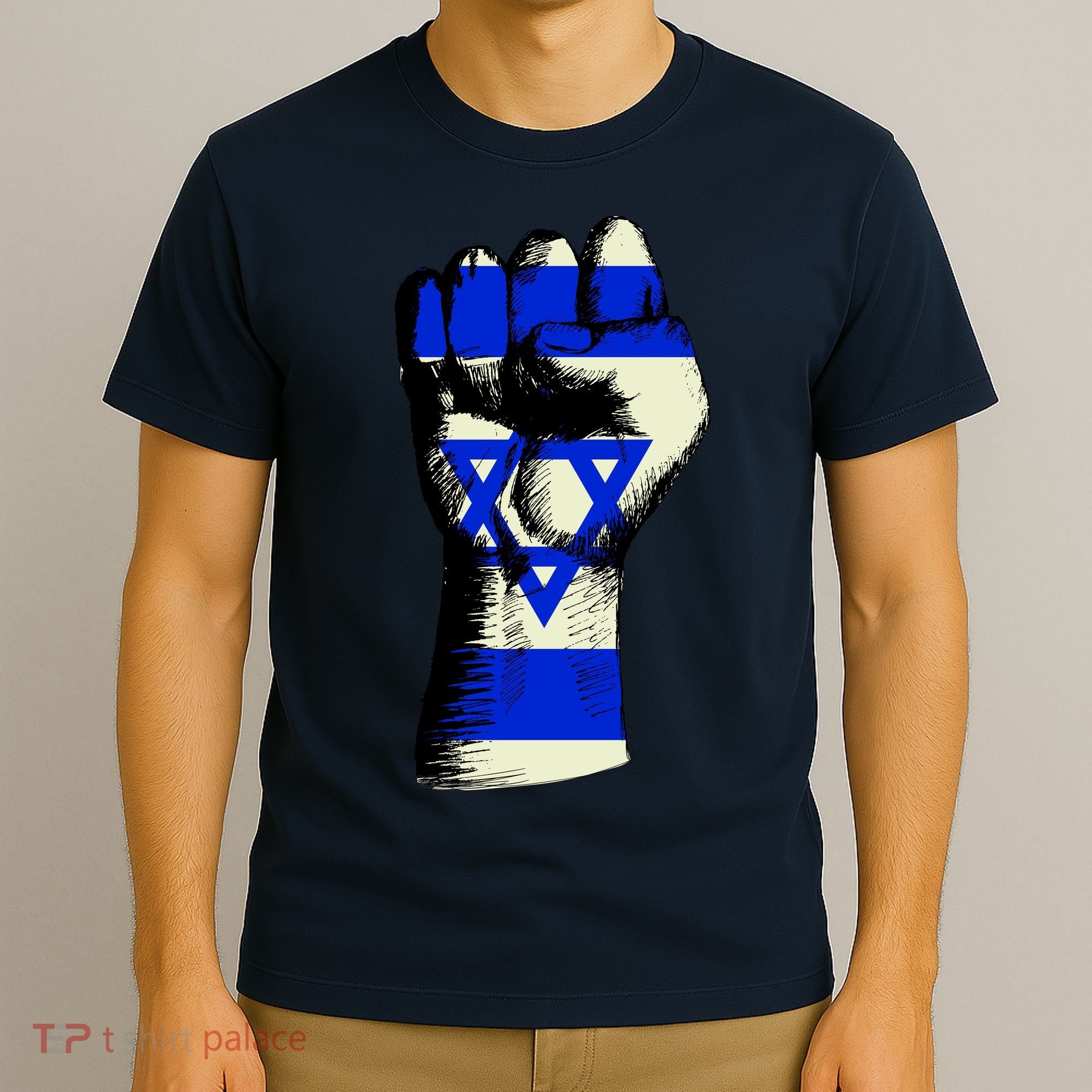 Israel Flag Fist T-Shirt