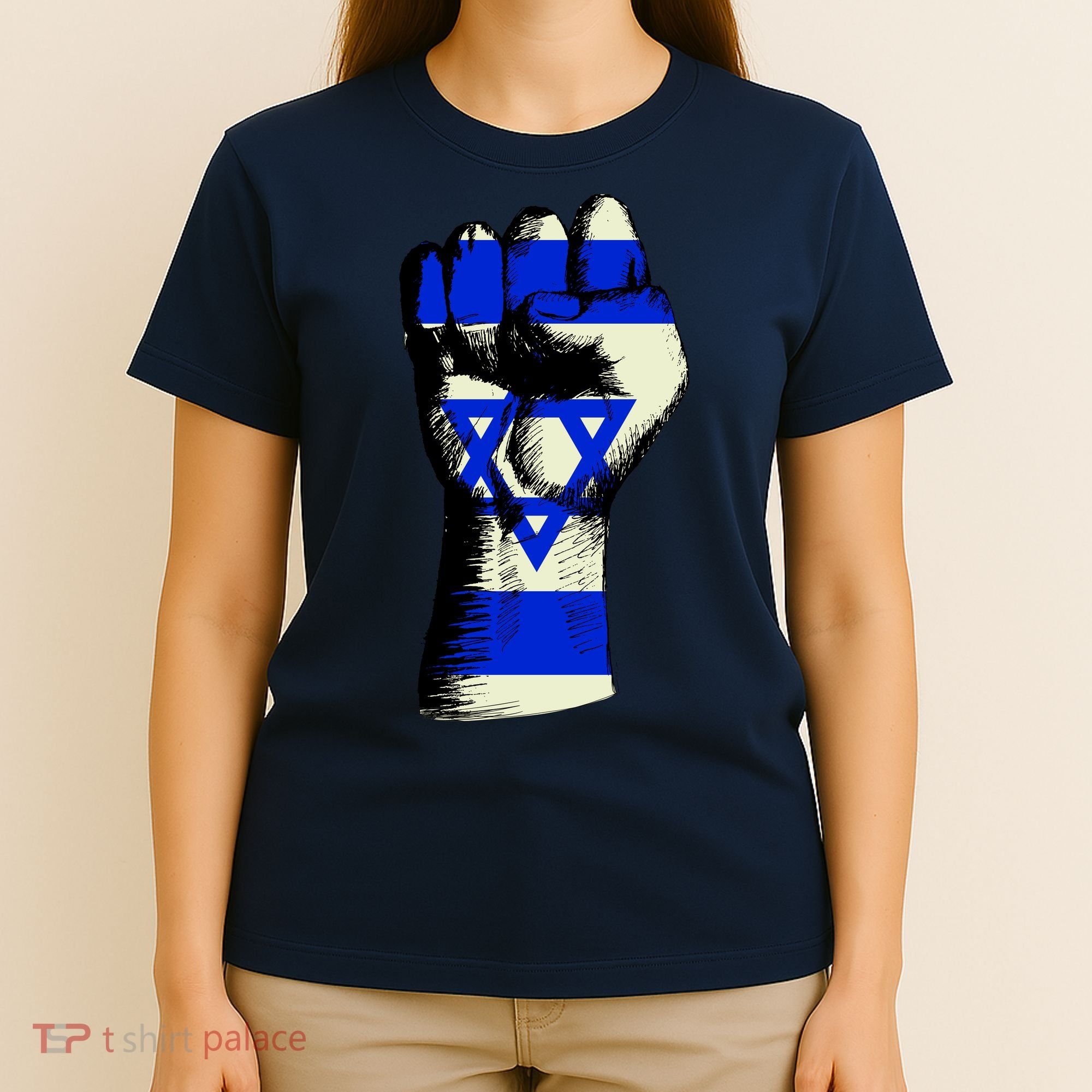 Israel Flag Fist T-Shirt