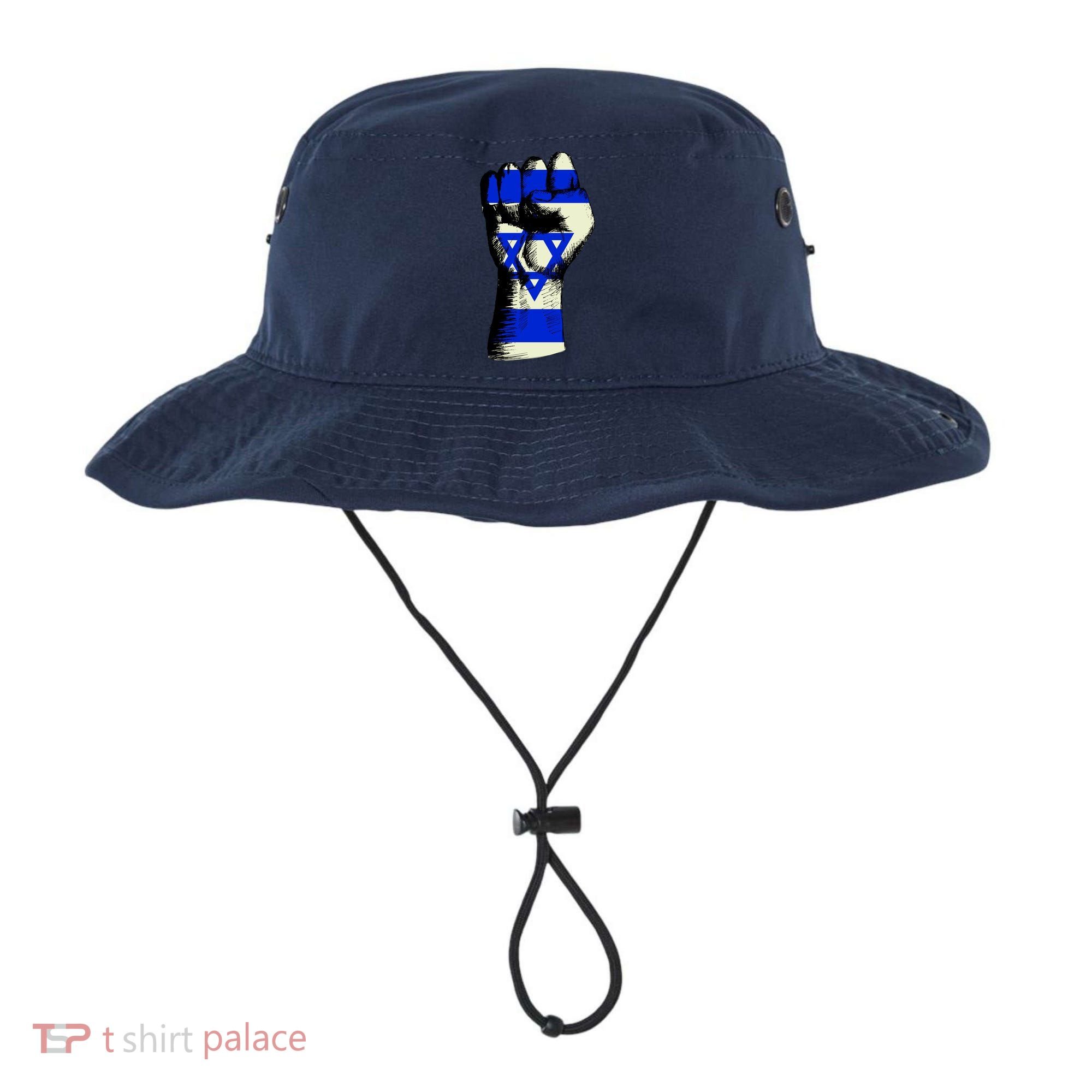 Israel Flag Fist Bucket Hat