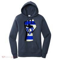 Israel Flag Fist Women's Hoodie thumb 0