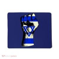 Israel Flag Fist Mousepad thumb 0