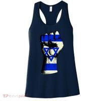 Israel Flag Fist Women's Tank Top thumb 0