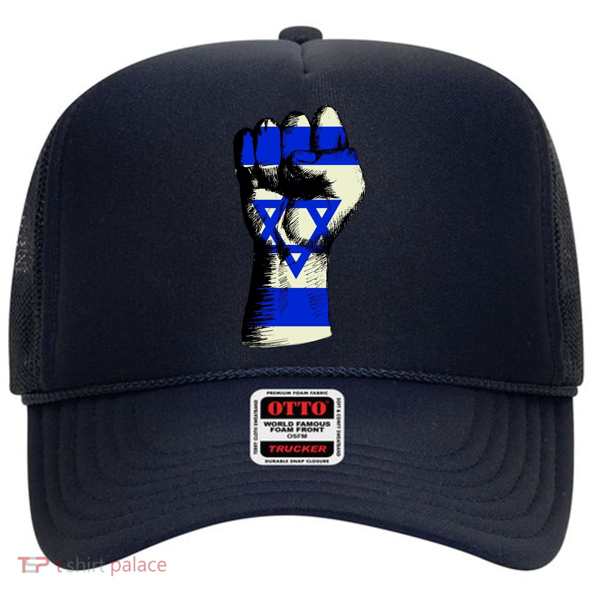 Israel Flag Fist Hat