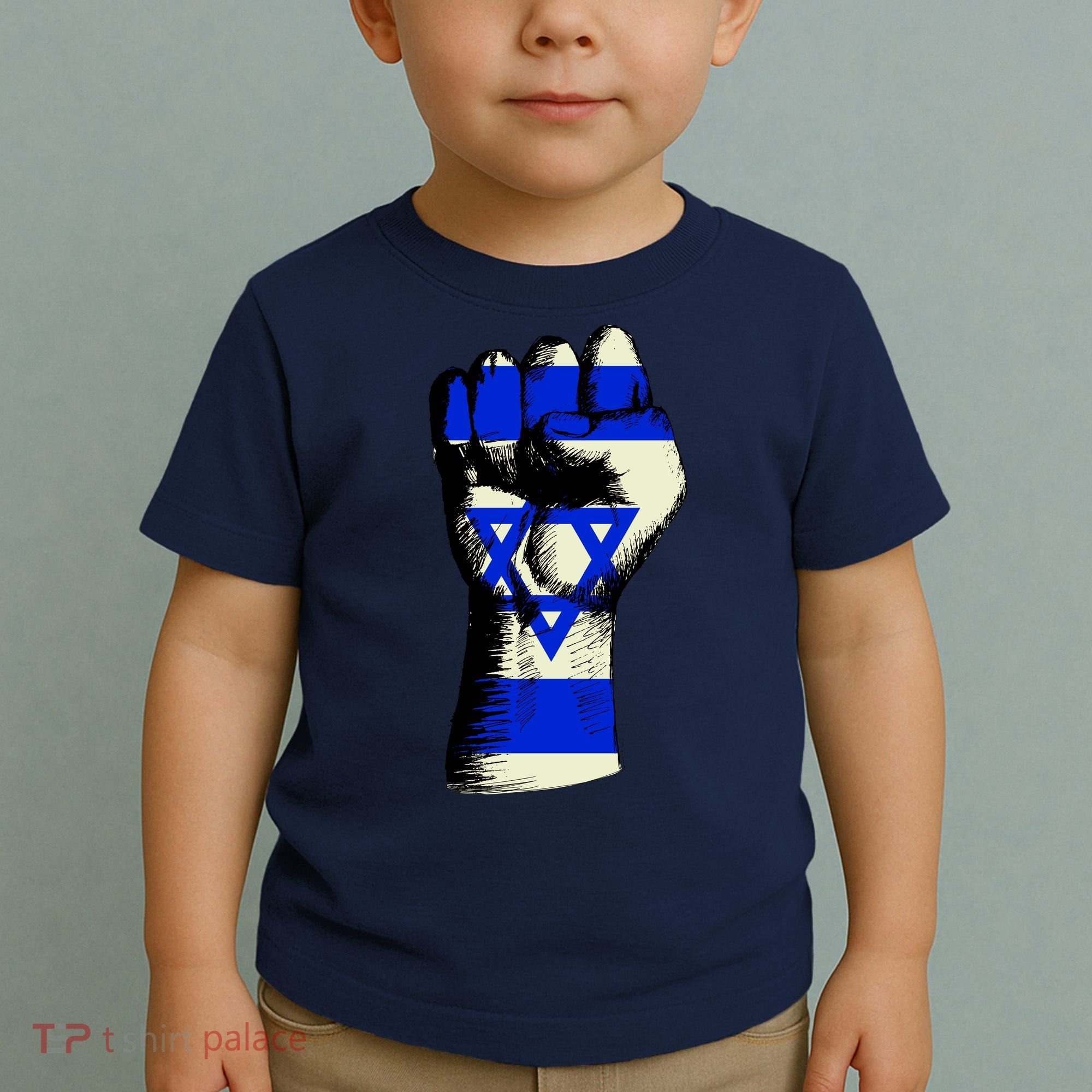 Israel Flag Fist Toddler T-Shirt