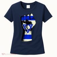 Israel Flag Fist Women's T-Shirt thumb 0