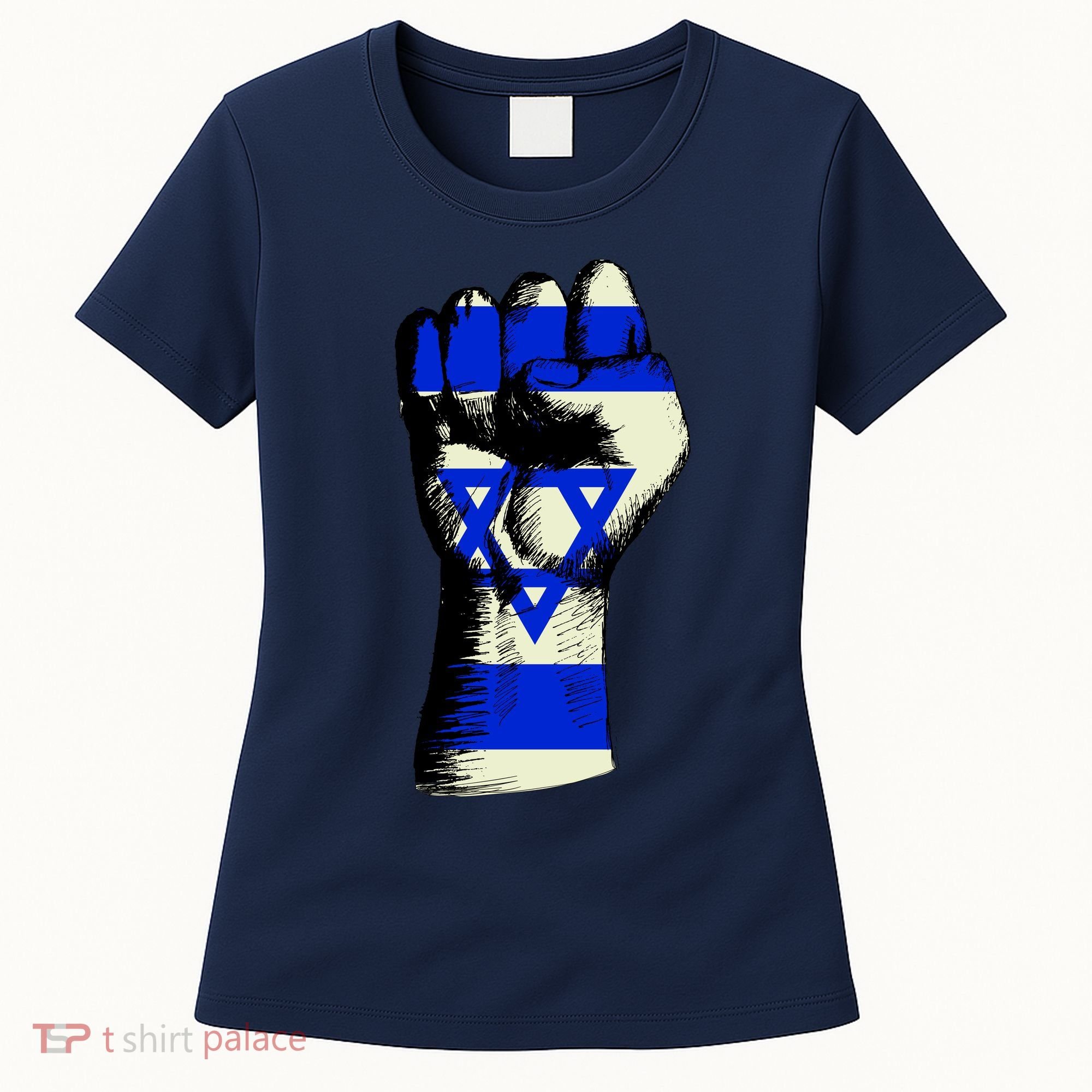 Israel Flag Fist Women's T-Shirt