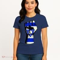 Israel Flag Fist Women's T-Shirt thumb 4