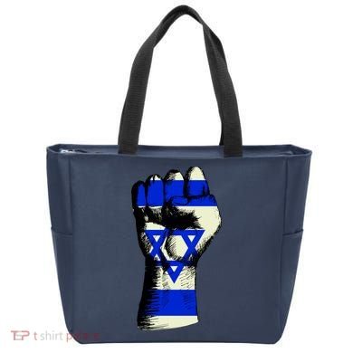 Israel Flag Fist Tote Bag