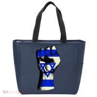Israel Flag Fist Tote Bag thumb 0