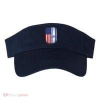 Israel Jewish American Flag Visor thumb 0