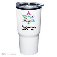 Israel Star Of David Sacred Geometry Tumbler thumb 0