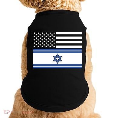 Israeli American Flag Doggie Tank