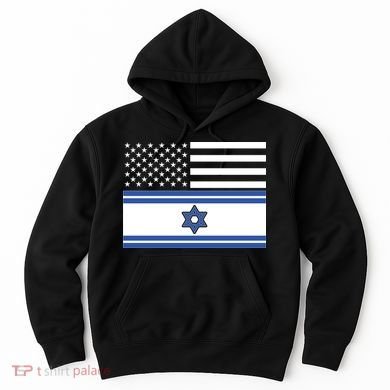 Israeli American Flag Hoodie