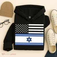 Israeli American Flag Hoodie thumb 4