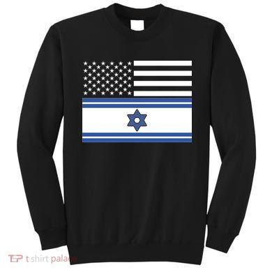 Israeli American Flag Sweatshirt