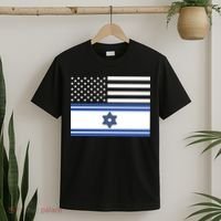 Israeli American Flag T-Shirt thumb 2