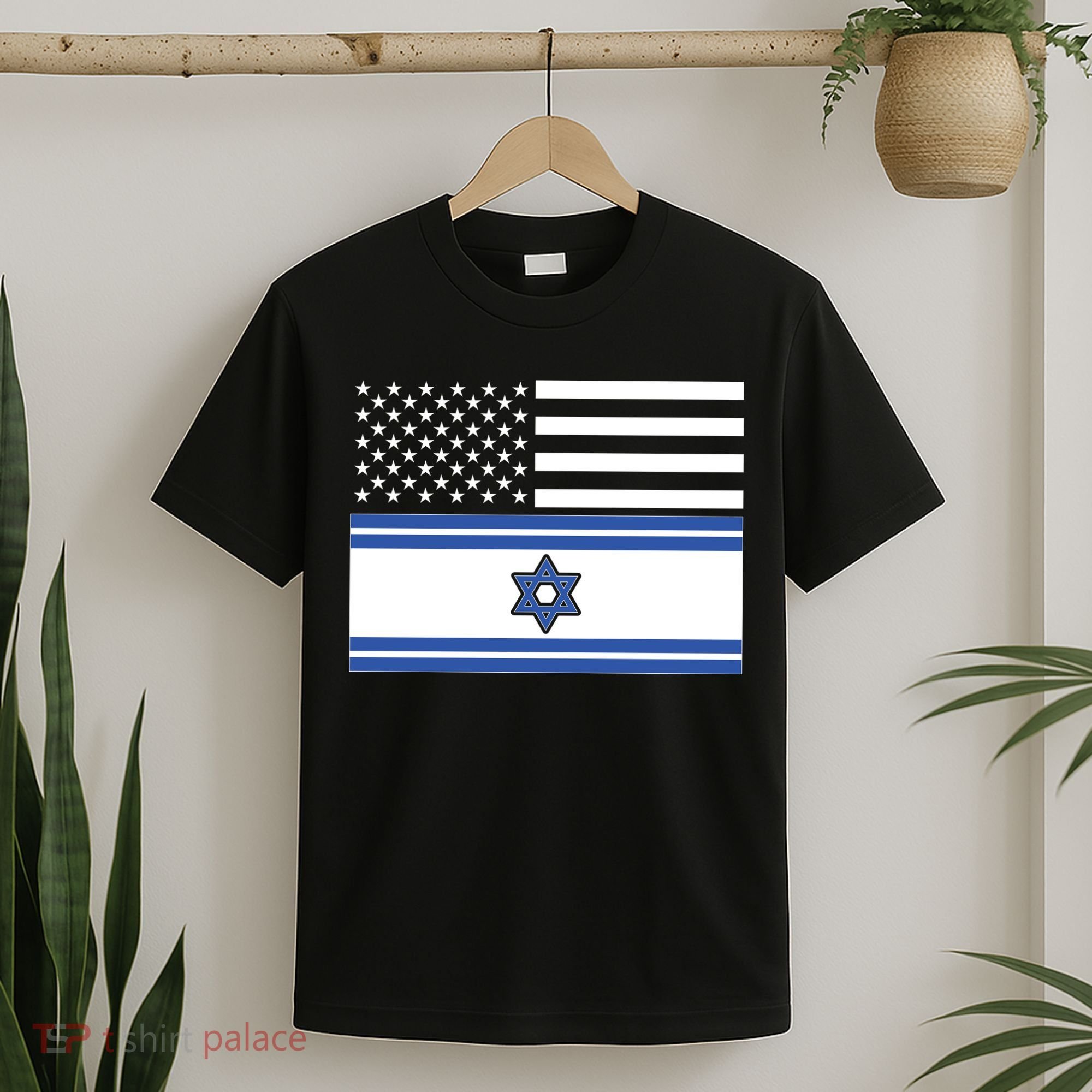 Israeli American Flag T-Shirt