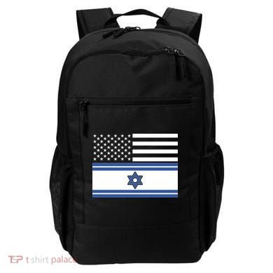 Israeli American Flag Backpack