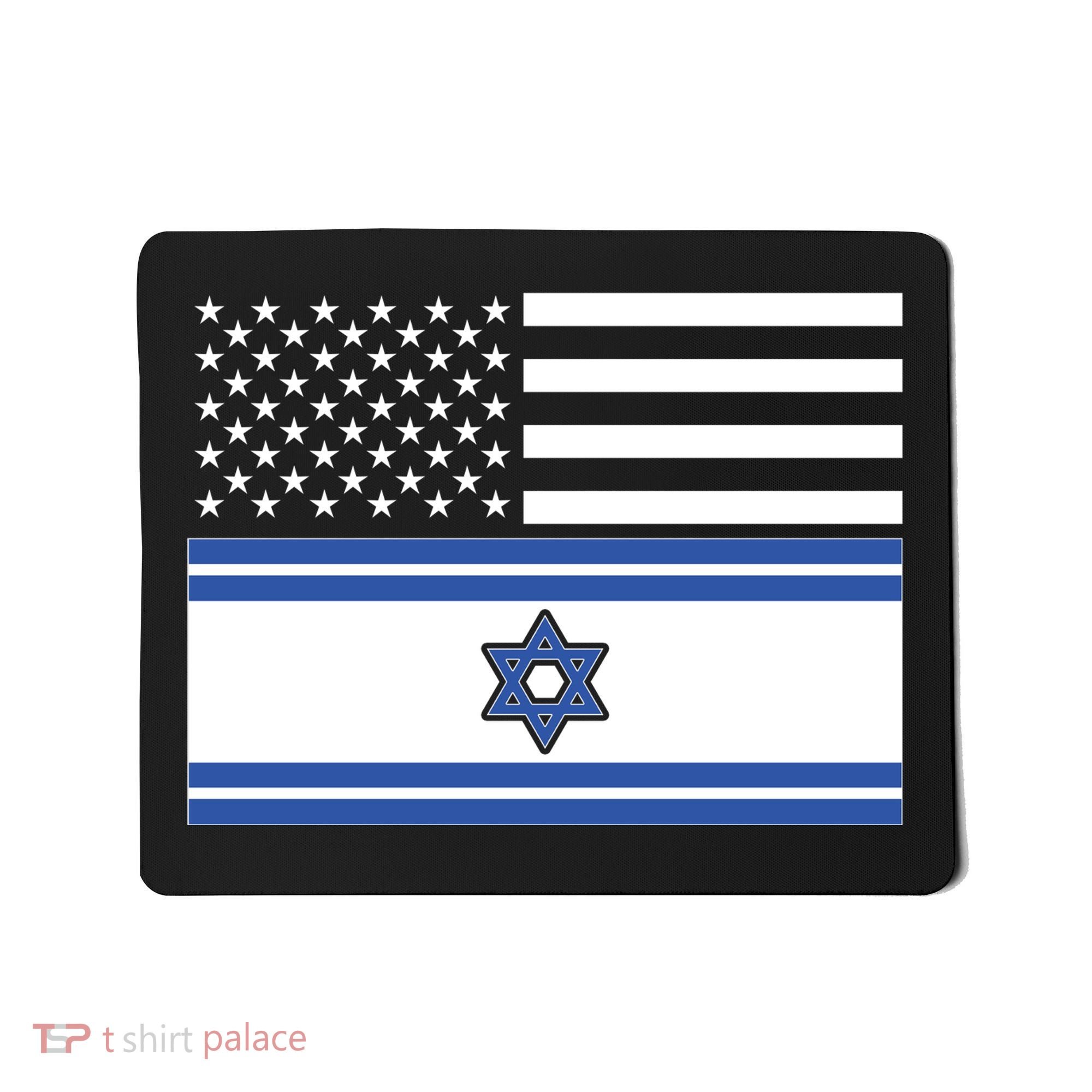 Israeli American Flag Mousepad