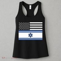 Israeli American Flag Women's Tank Top thumb 3