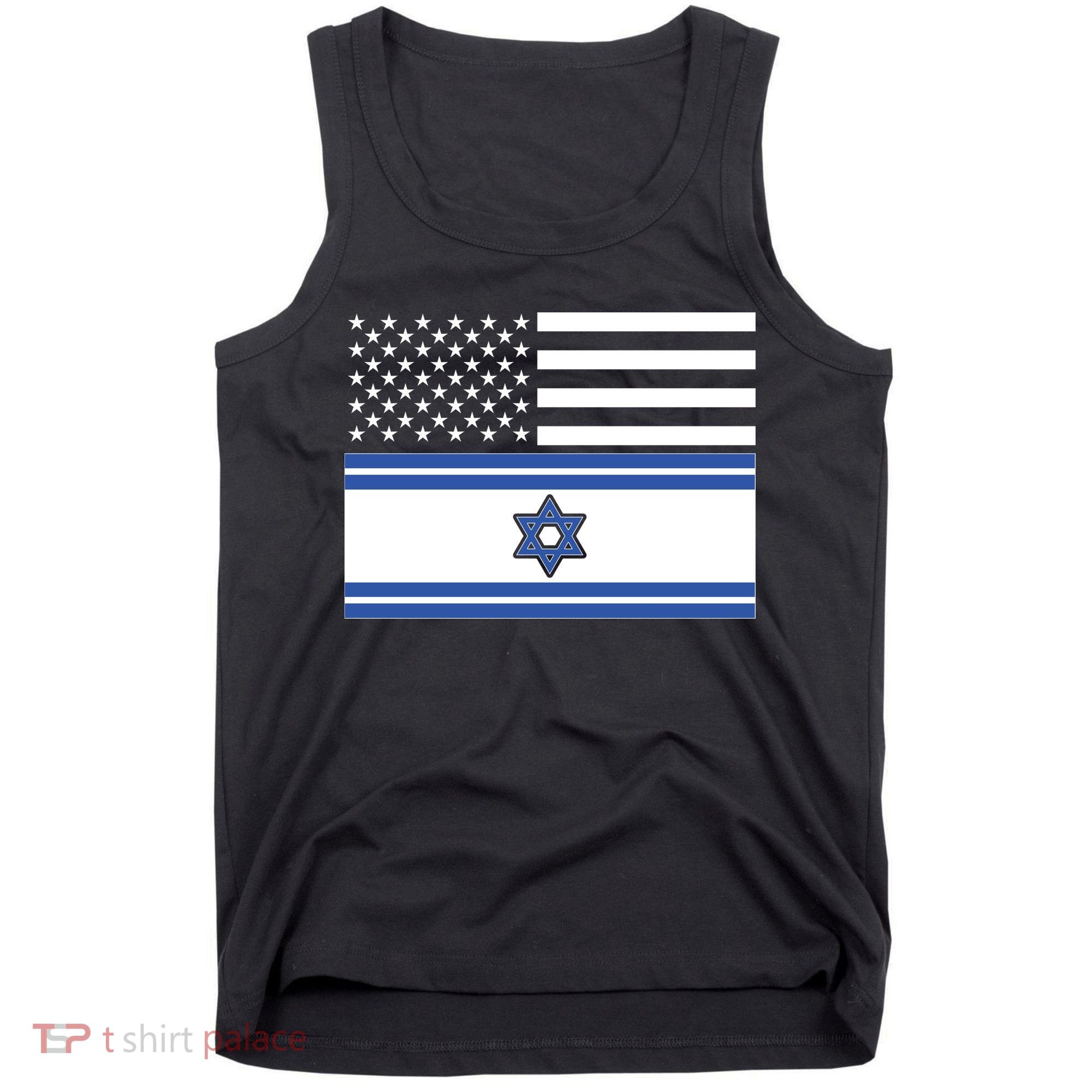 Israeli American Flag Tank Top
