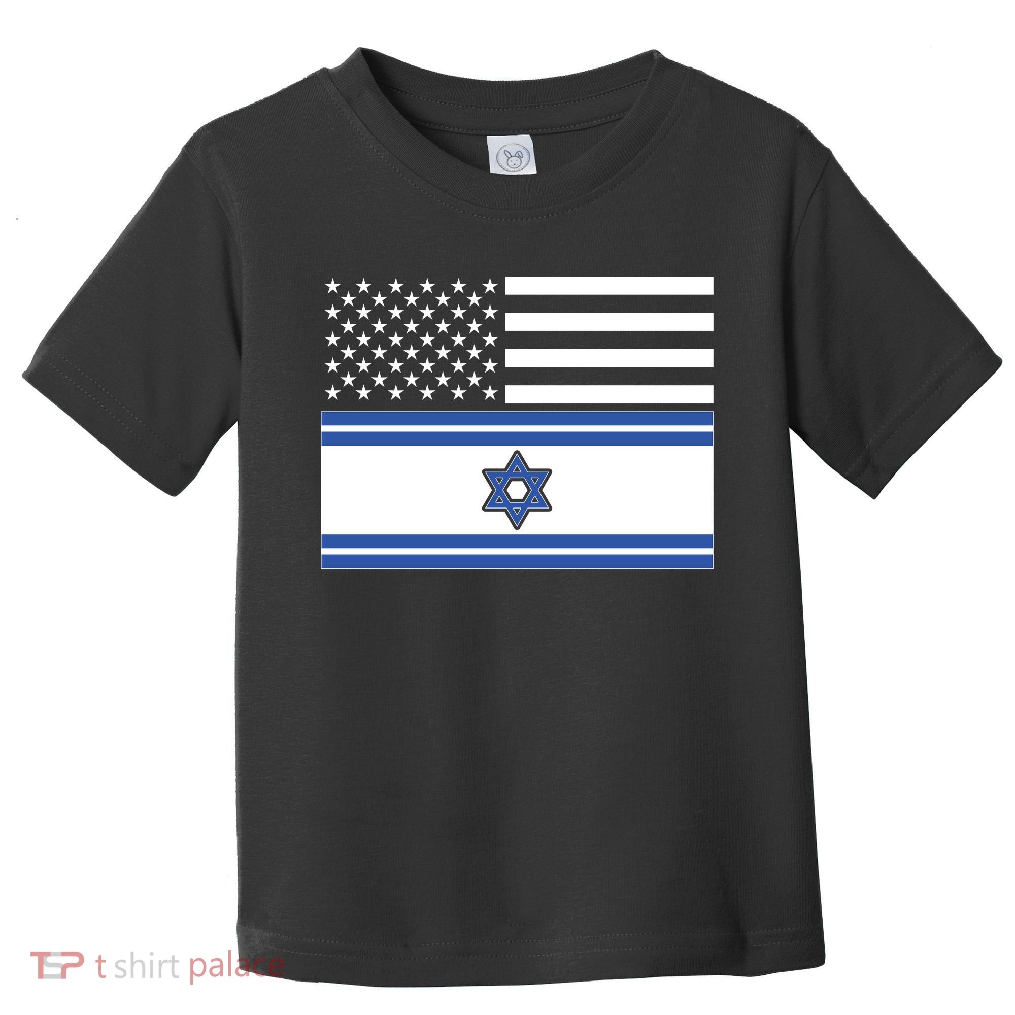 Israeli American Flag Toddler T-Shirt