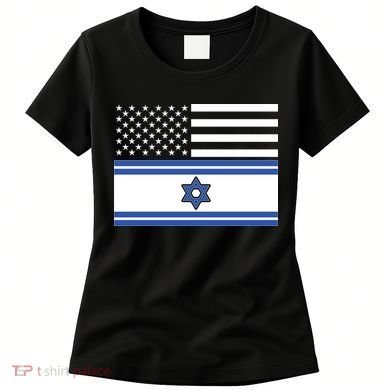 Israeli American Flag Women's T-Shirt
