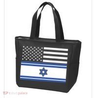 Israeli American Flag Tote Bag thumb 3