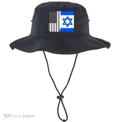 Israeli American Flag Pride Israel USA Bucket Hat