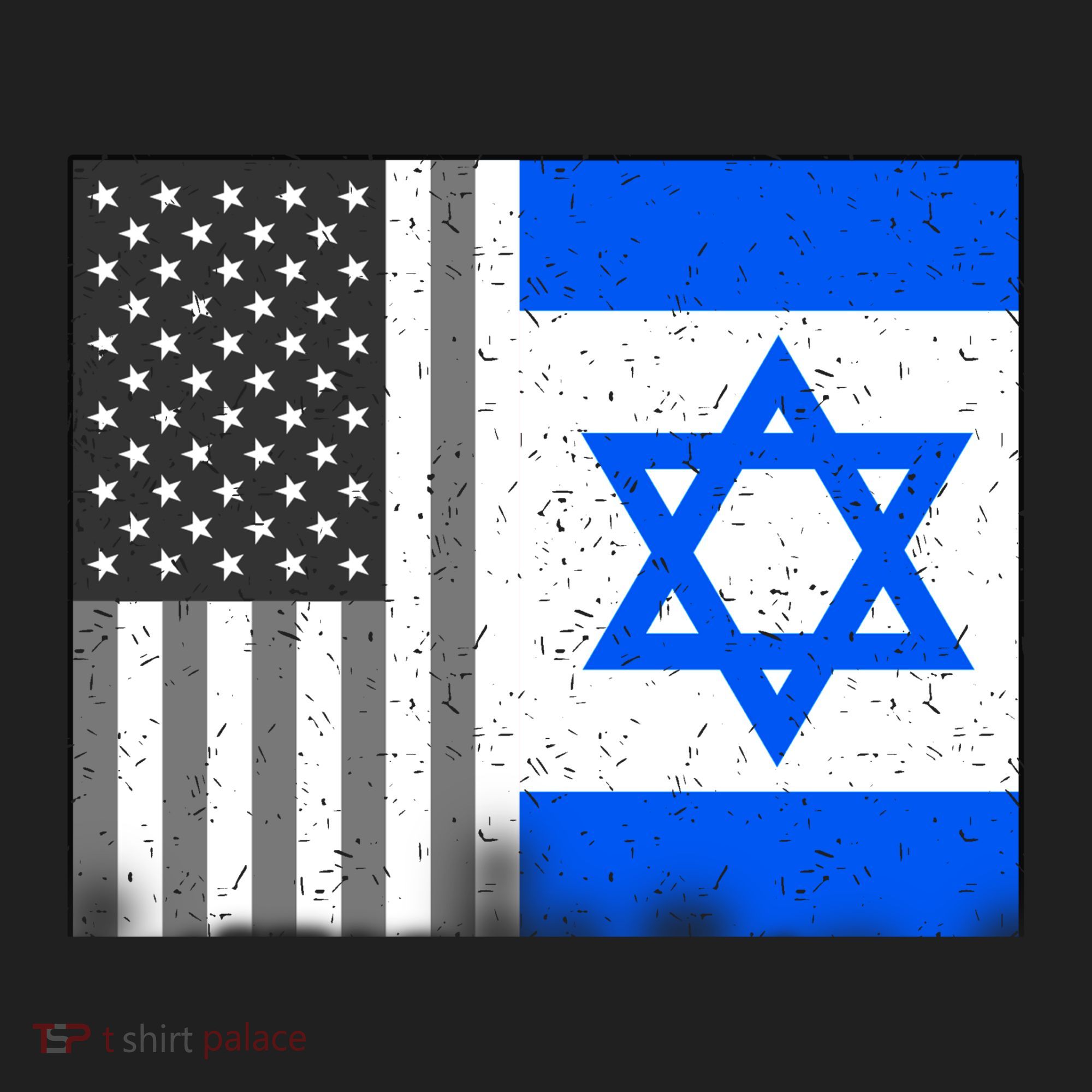 Israeli American Flag Pride Israel USA Hat