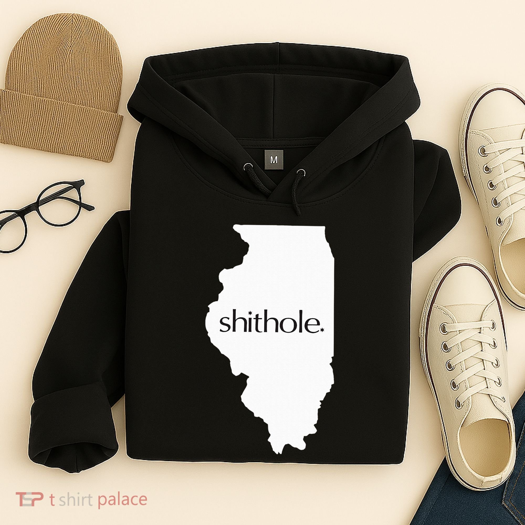 Illinois Shithole Shithole Gear Standard Hoodie