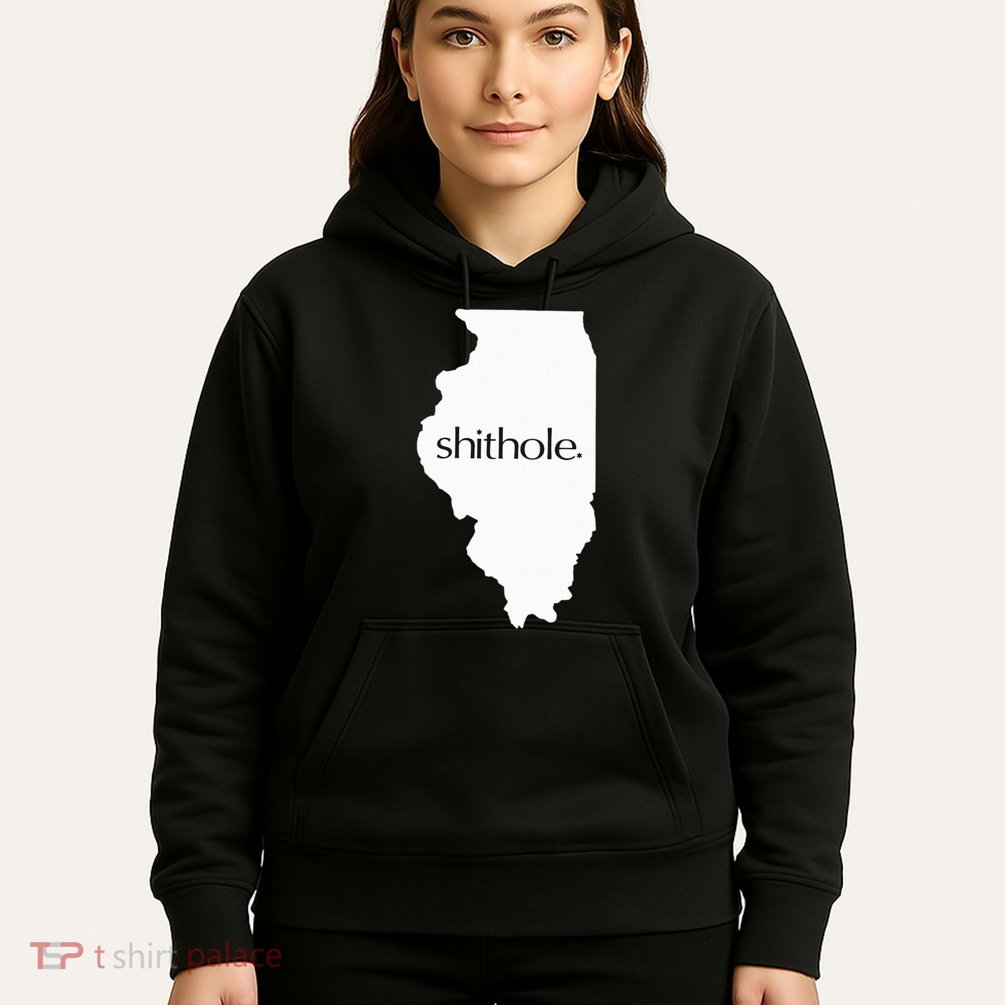 Illinois Shithole Shithole Gear Standard Hoodie