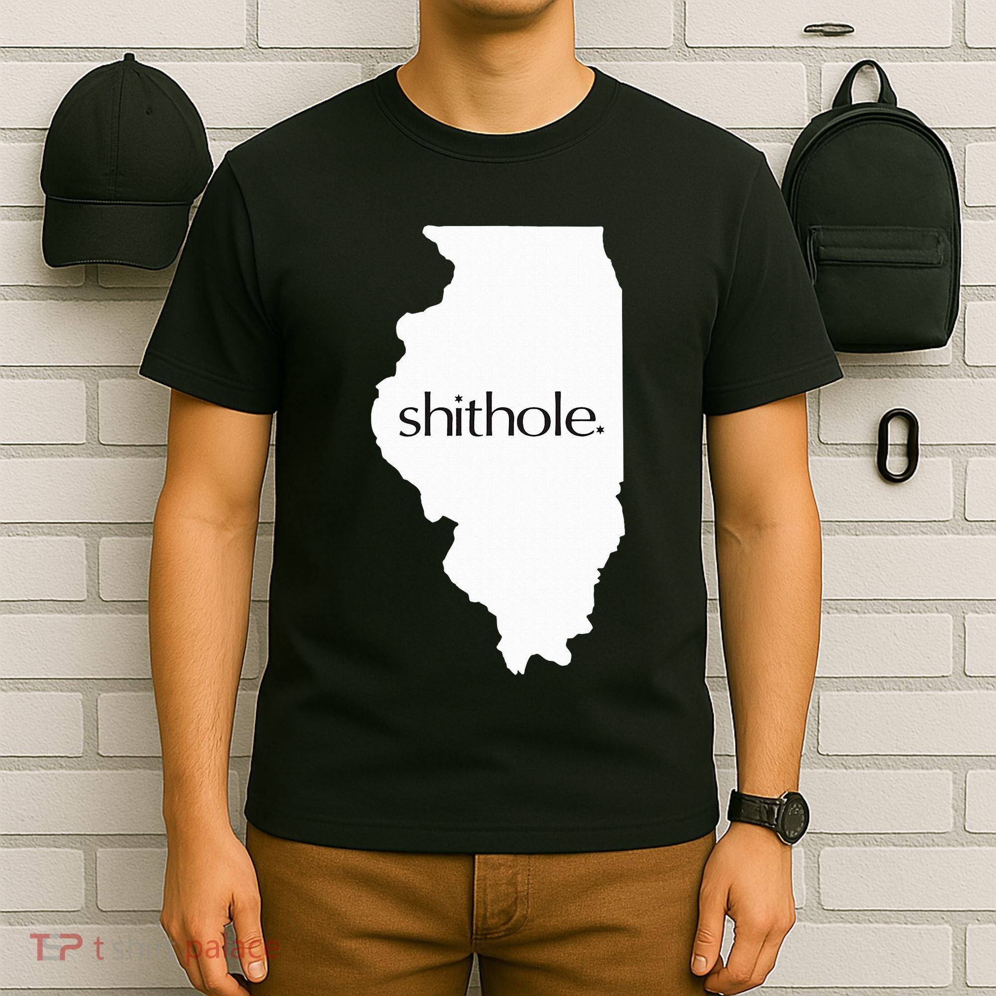 Illinois Shithole Shithole Gear Standard T-Shirt