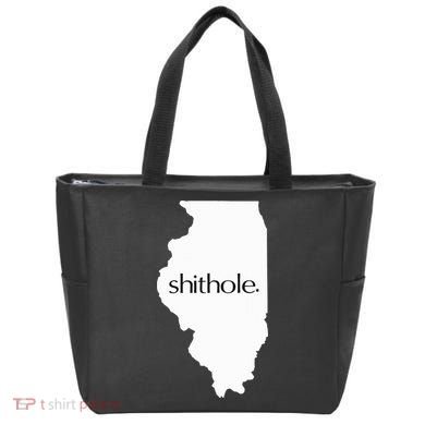 Illinois Shithole Shithole Gear Standard Tote Bag
