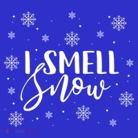 I Smell Snow Winter Snowflakes Christmas Gift Meaningful Gift Polo thumb 2