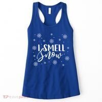 I Smell Snow Winter Snowflakes Christmas Gift Meaningful Gift Women's Tank Top thumb 0