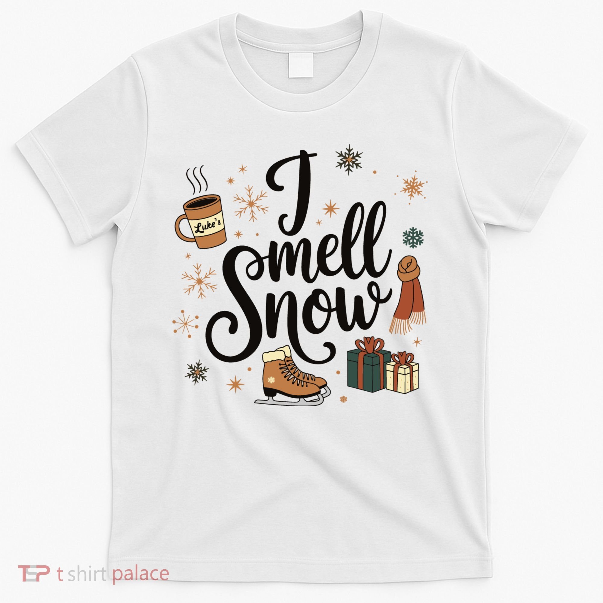 I Smell Snow Christmas Holiday Xmas Winter T-Shirt