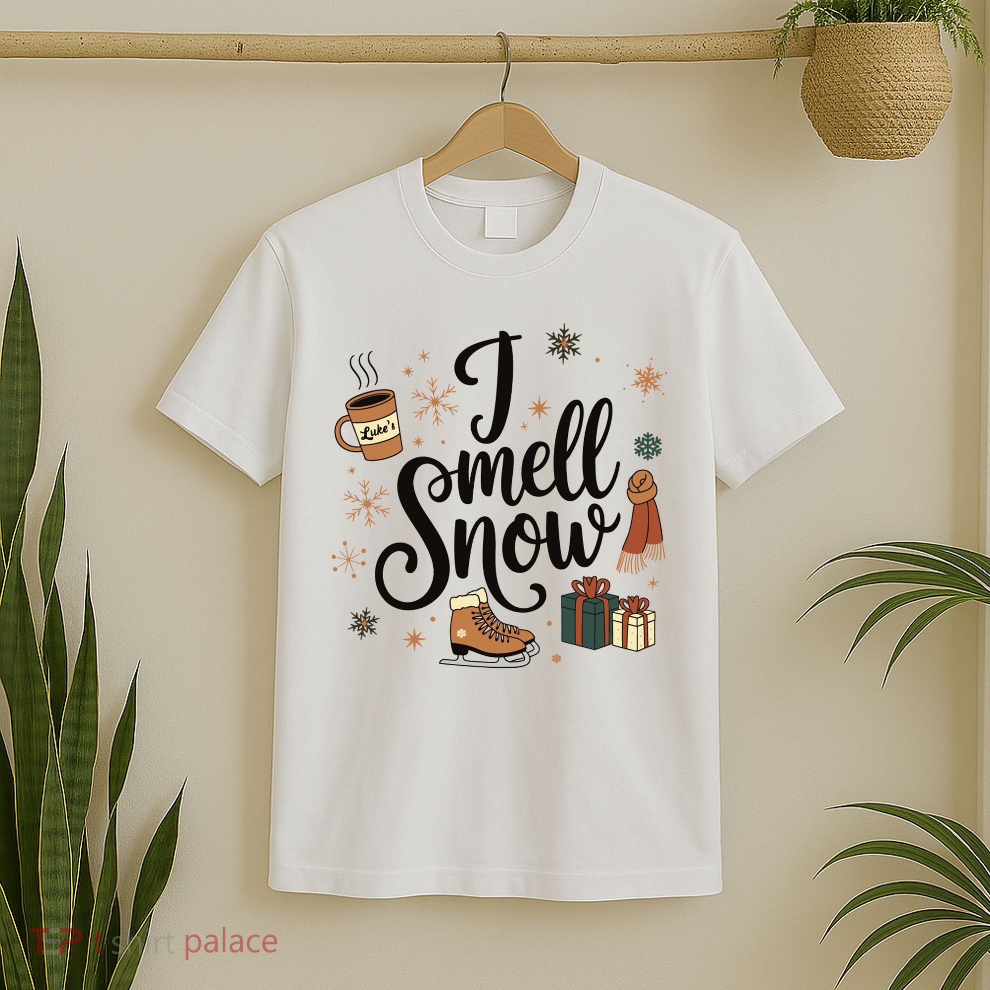 I Smell Snow Christmas Holiday Xmas Winter T-Shirt