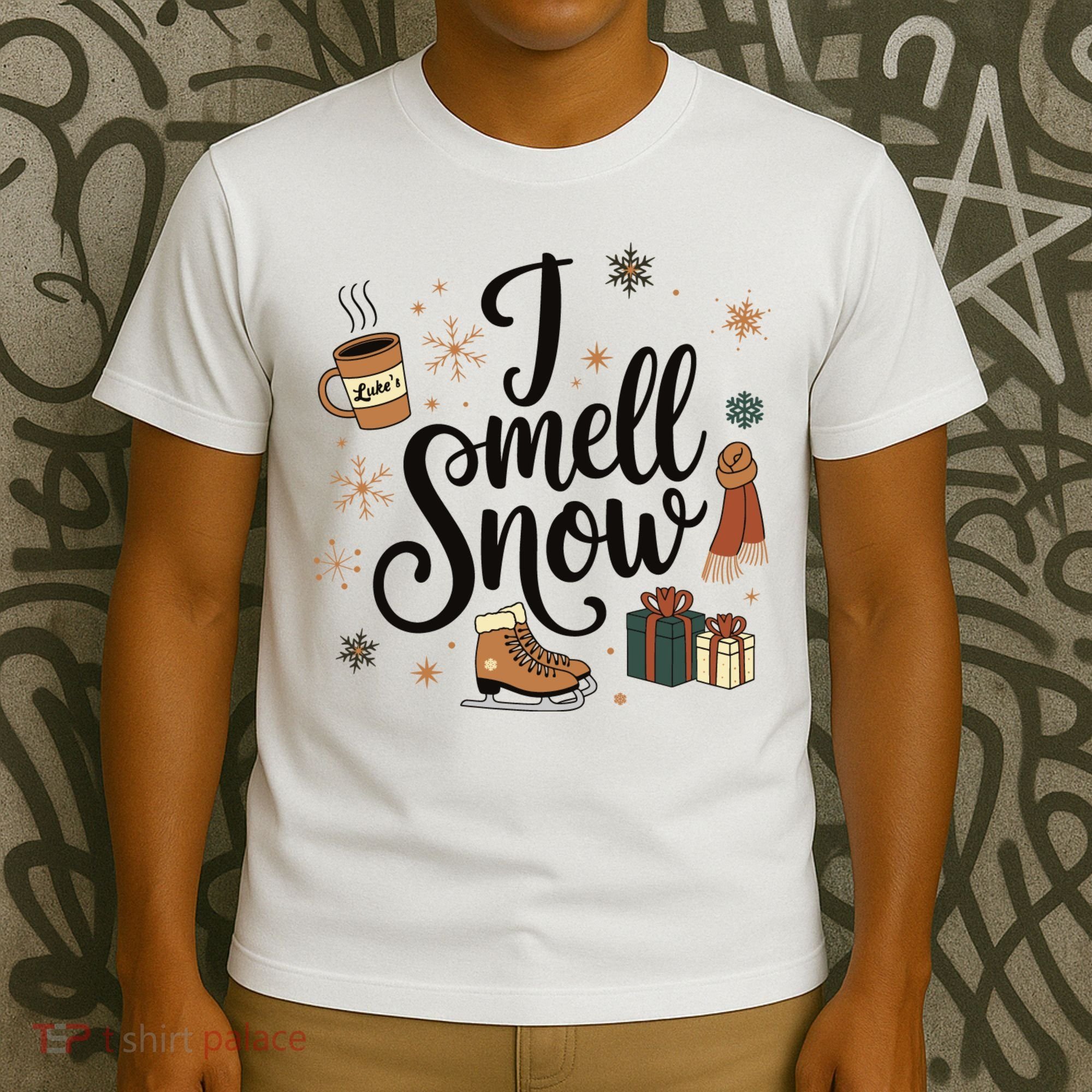 I Smell Snow Christmas Holiday Xmas Winter T-Shirt