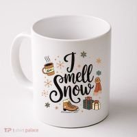I Smell Snow Christmas Holiday Xmas Winter Coffee Mug thumb 0