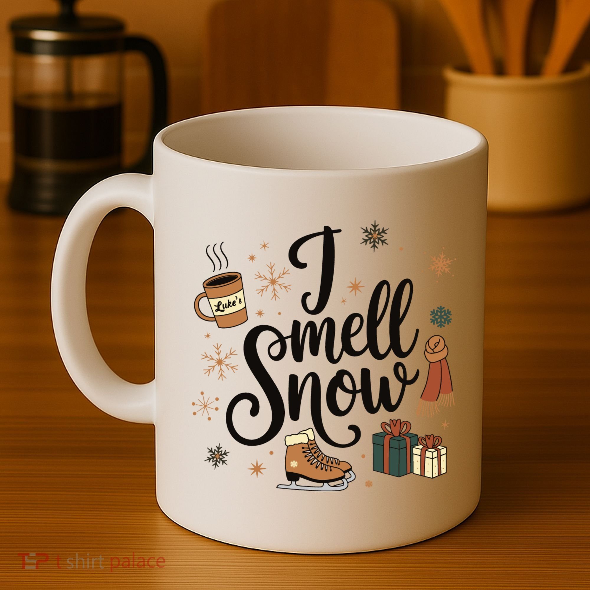 I Smell Snow Christmas Holiday Xmas Winter Coffee Mug