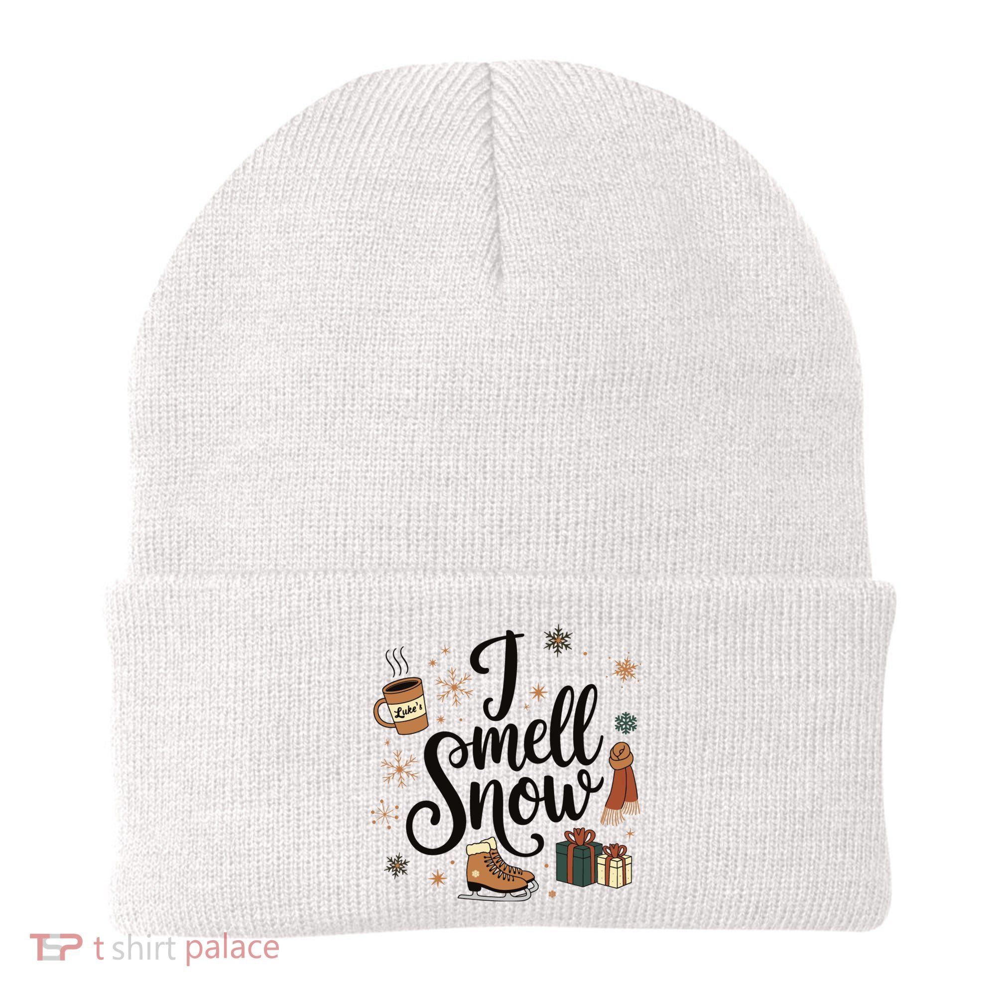 I Smell Snow Christmas Holiday Xmas Winter Beanie