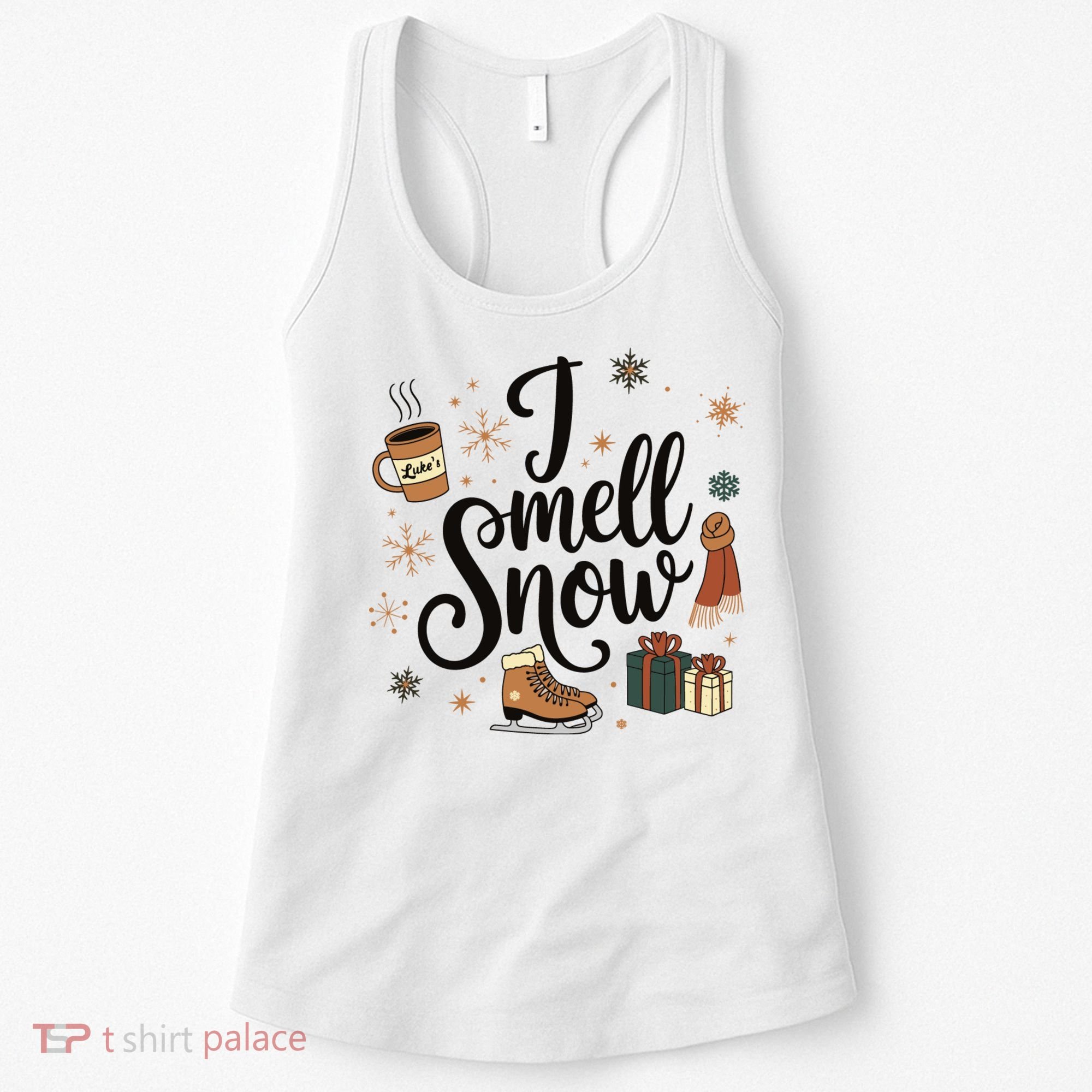 I Smell Snow Christmas Holiday Xmas Winter Women's Tank Top