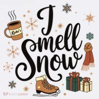 I Smell Snow Christmas Holiday Xmas Winter Women's Tank Top thumb 5