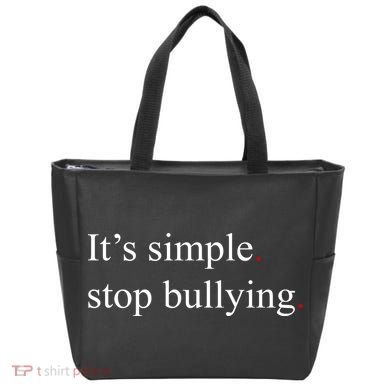 Its Simple Stop Bullying Anti Bully Tote Bag