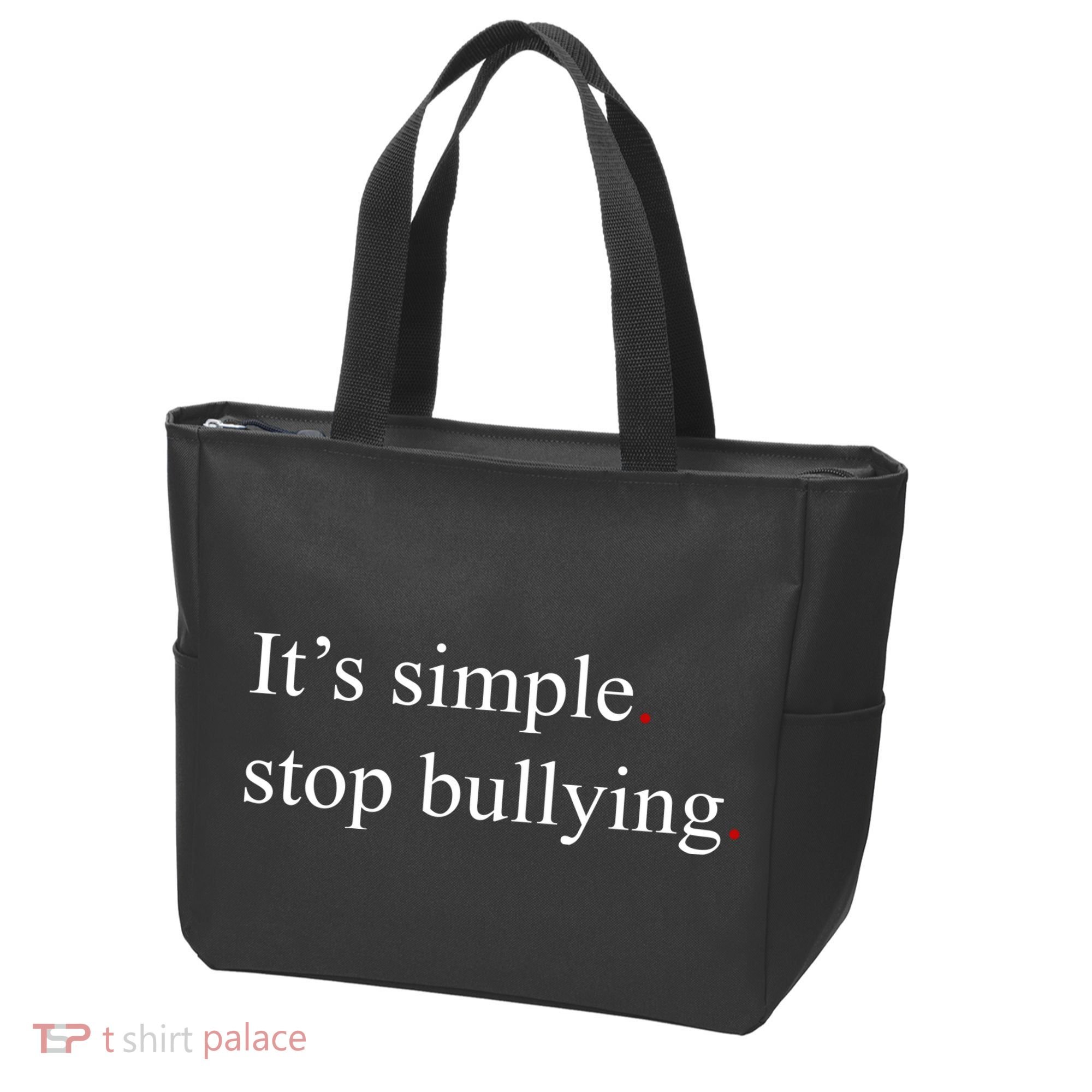 Its Simple Stop Bullying Anti Bully Tote Bag