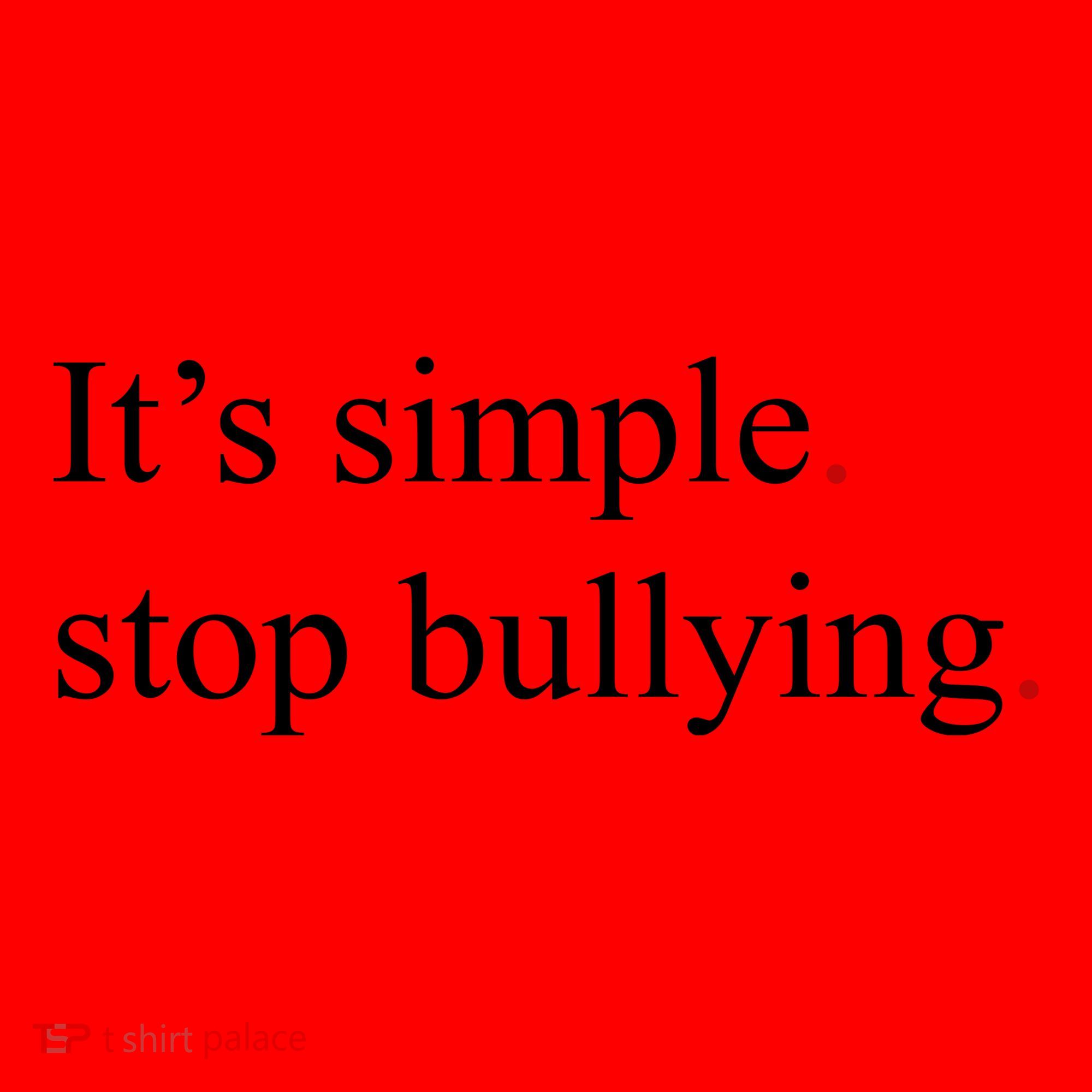 Its Simple Stop Bullying Anti Bully Santa Hat