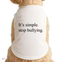 Its Simple Stop Bullying Anti Bully Doggie Tank thumb 0